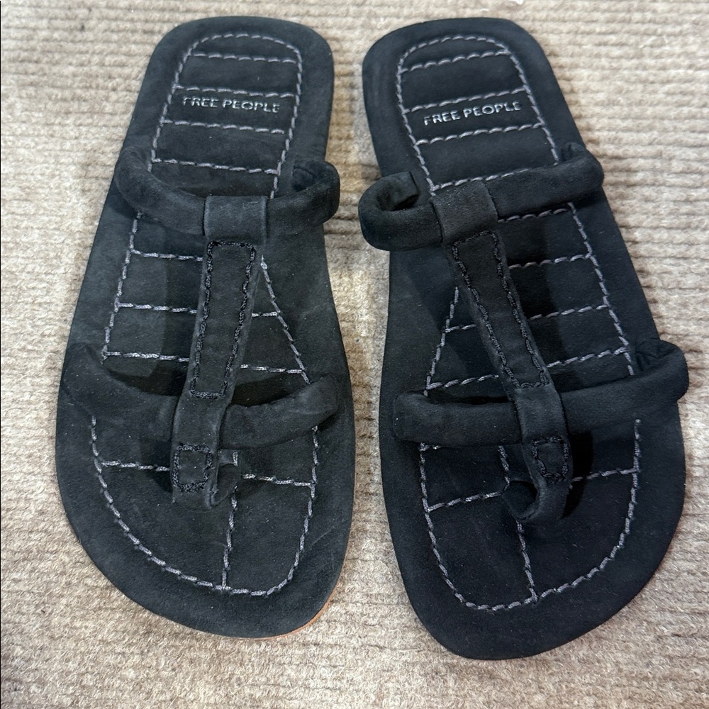 new FREE PEOPLE Hadden Sandals / black 8.5 - Picture 2 of 5